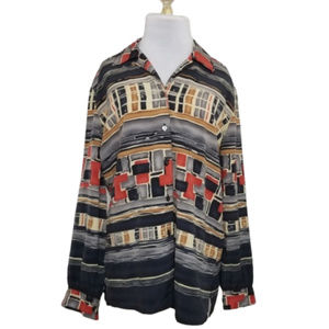 70s Block Color Pattern L 40" Bust